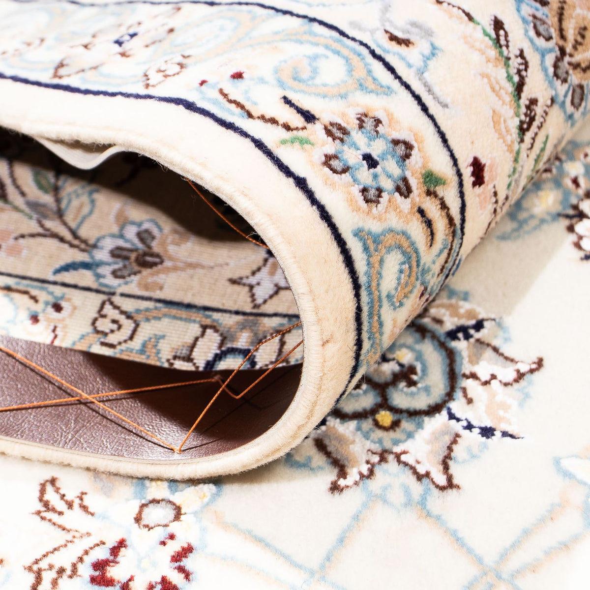 Dywan perski - Nain - Premium - 227 x 152 cm - beżowy