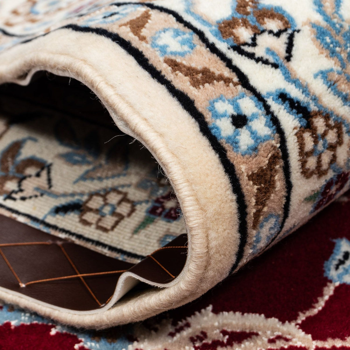 Dywan perski - Nain - Królewski - 354 x 253 cm - czarny