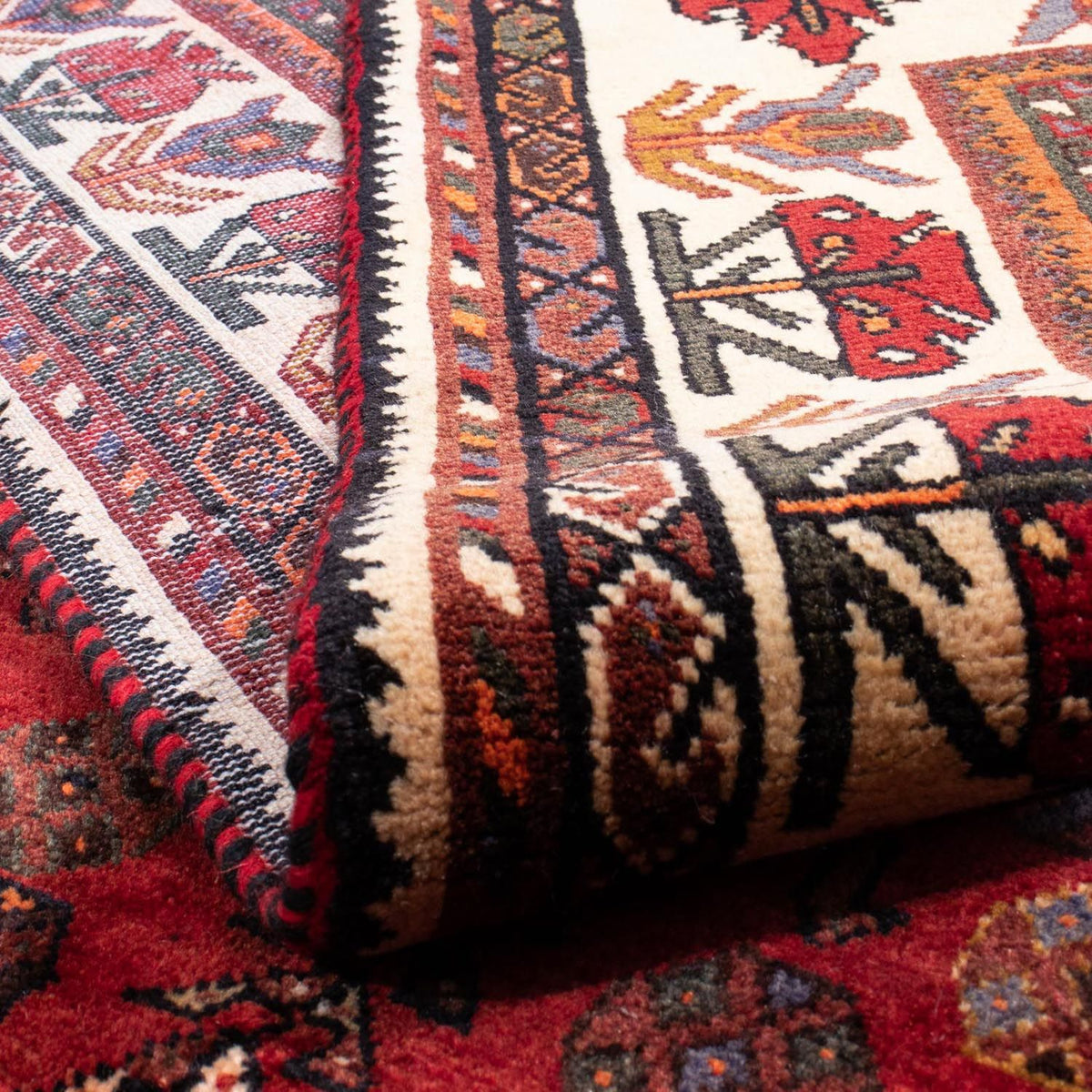 Perski dywan - Nomadyczny - 312 x 216 cm - ciemna czerwień