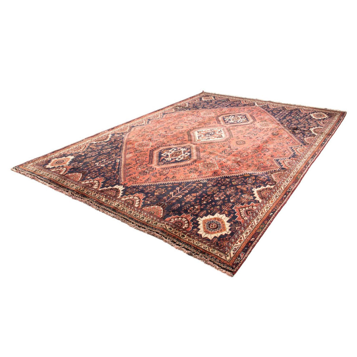 Perski dywan - Nomadyczny - 330 x 221 cm - jasna czerwień