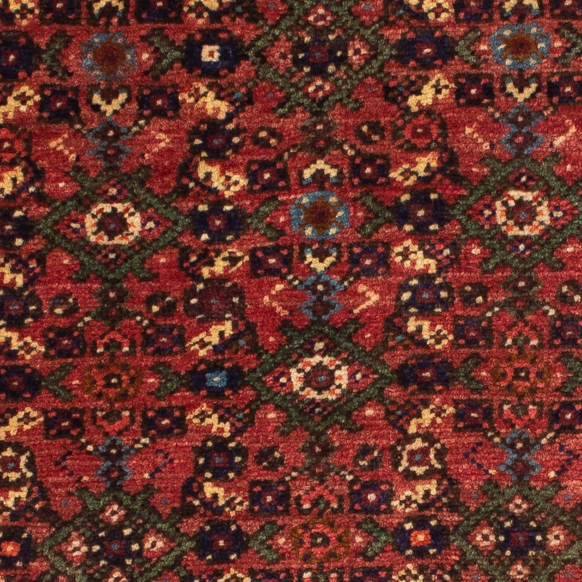 Biegacz Perski dywan - Nomadyczny - 195 x 73 cm - ciemna czerwień