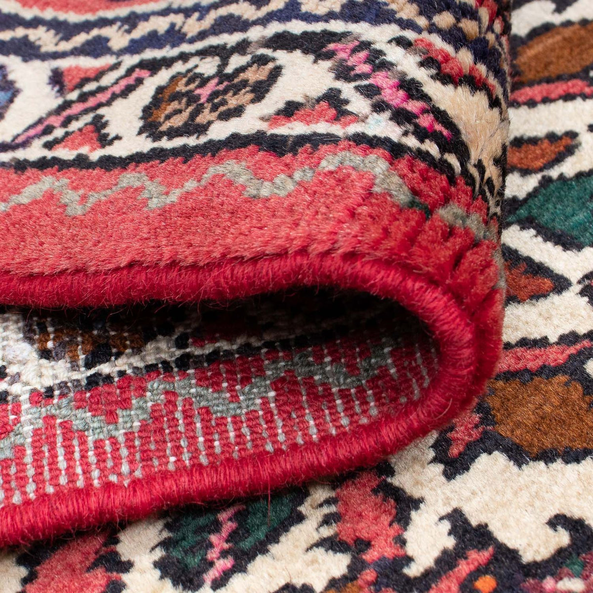 Biegacz Perski dywan - Nomadyczny - 198 x 70 cm - ciemna czerwień