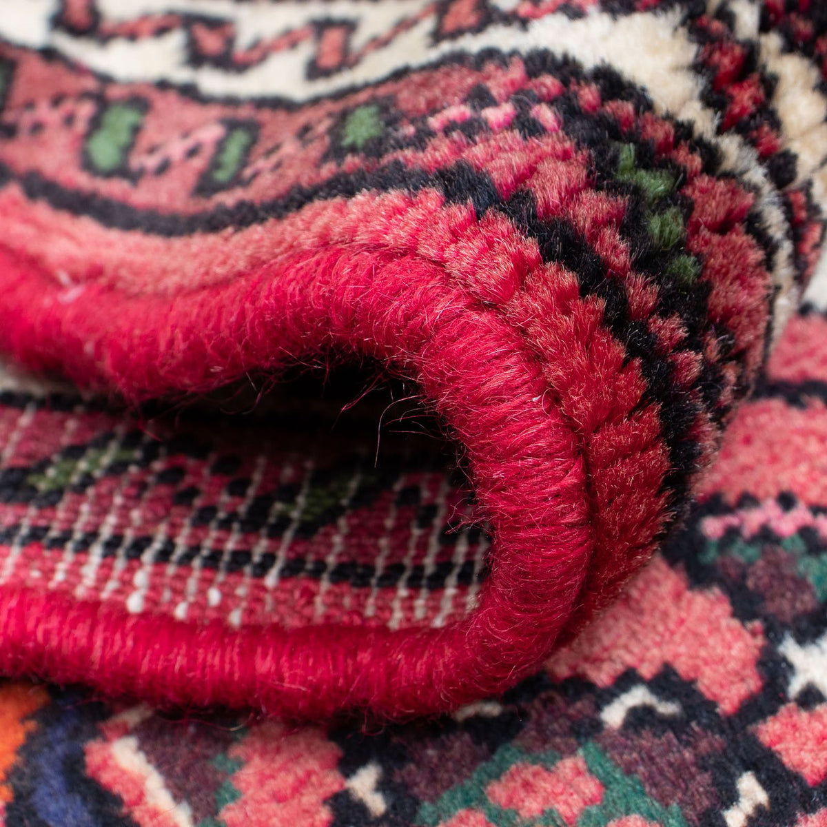 Biegacz Perski dywan - Nomadyczny - 200 x 70 cm - ciemna czerwień