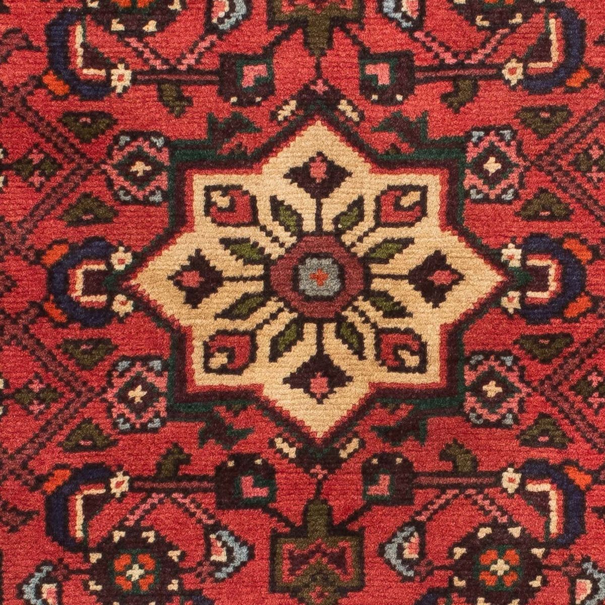 Biegacz Perski dywan - Nomadyczny - 198 x 73 cm - ciemna czerwień