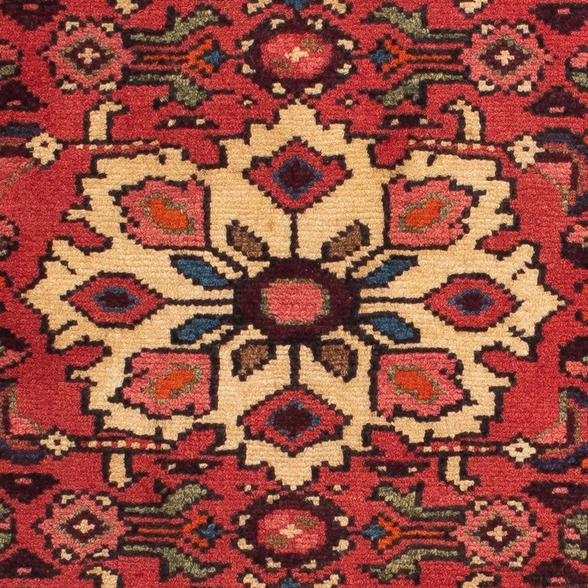 Biegacz Perski dywan - Nomadyczny - 200 x 78 cm - ciemna czerwień