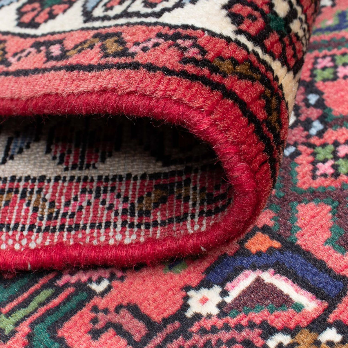 Biegacz Perski dywan - Nomadyczny - 203 x 75 cm - ciemna czerwień