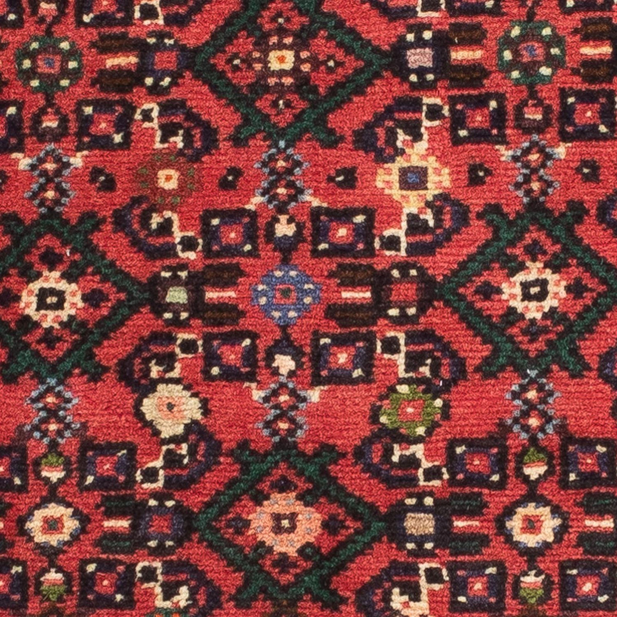 Biegacz Perski dywan - Nomadyczny - 204 x 72 cm - ciemna czerwień