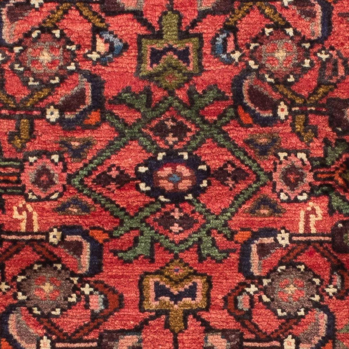 Biegacz Perski dywan - Nomadyczny - 202 x 72 cm - ciemna czerwień