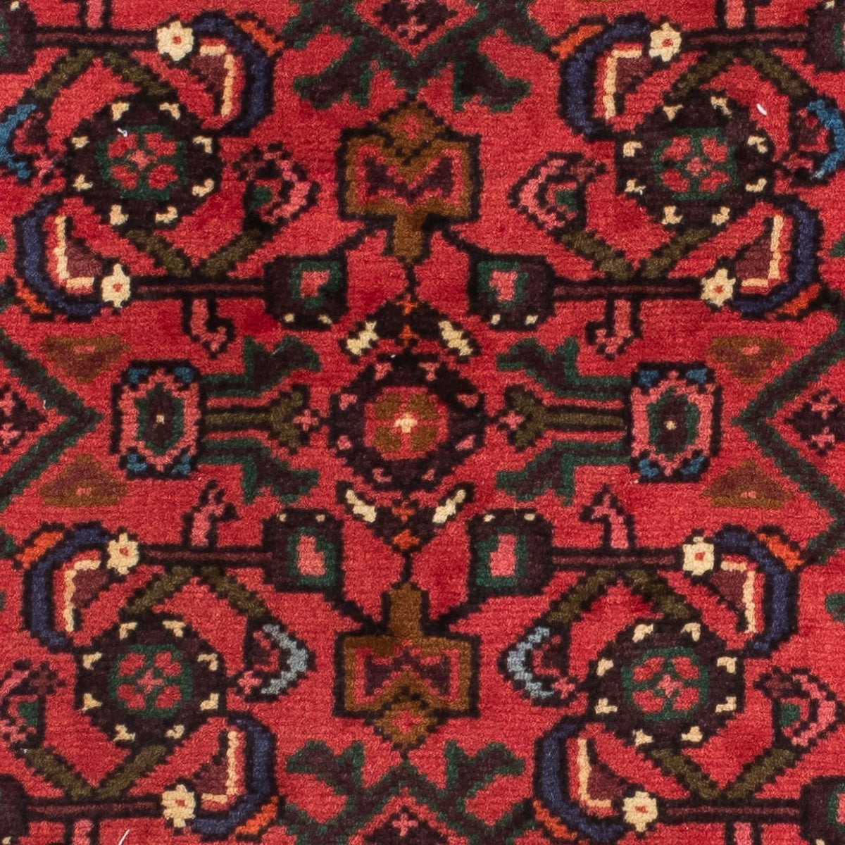 Biegacz Perski dywan - Nomadyczny - 195 x 74 cm - ciemna czerwień