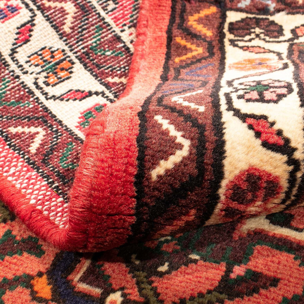 Perski dywan - Nomadyczny - 152 x 103 cm - czerwony