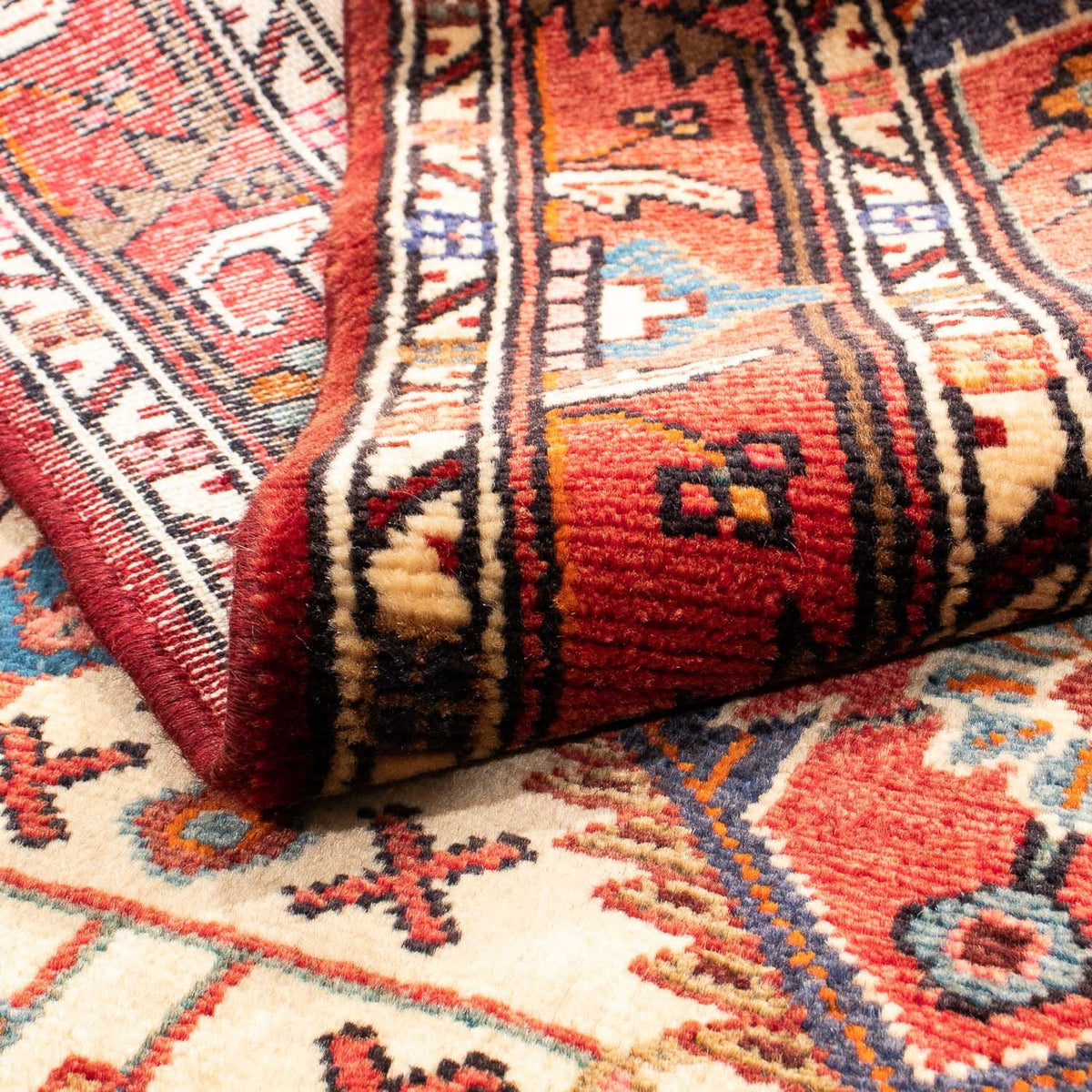 Perski dywan - Nomadyczny - 178 x 110 cm - ciemna czerwień