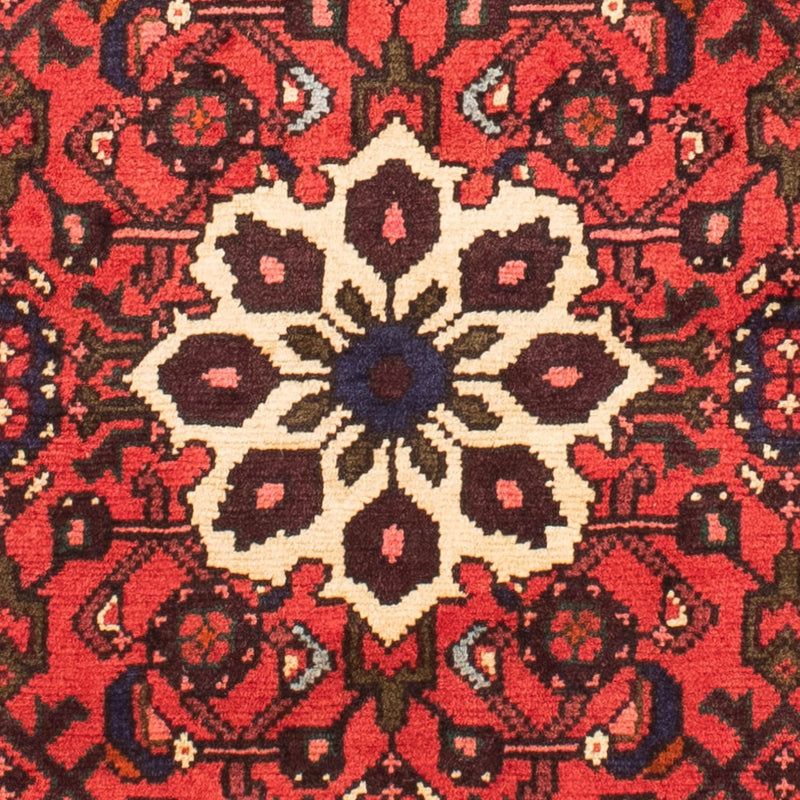 Perski dywan - Nomadyczny - 150 x 105 cm - czerwony