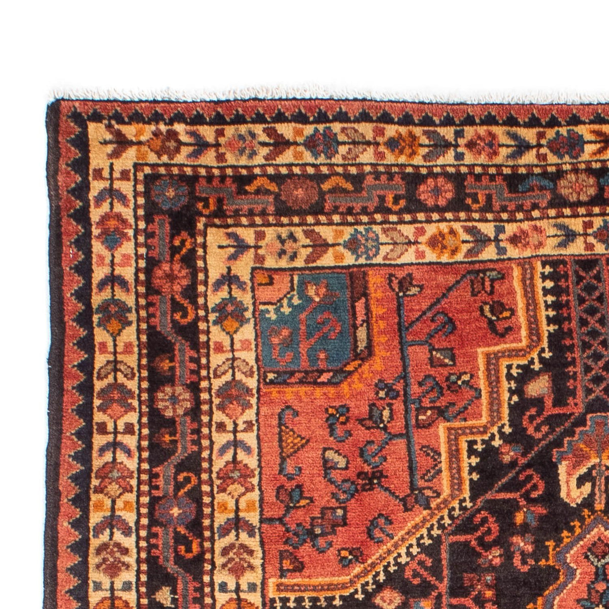 Perski dywan - Nomadyczny - 172 x 106 cm - ciemnoniebieski