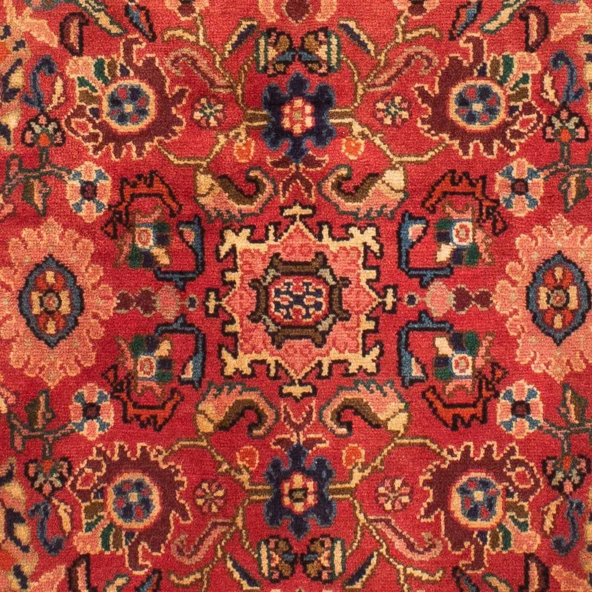 Perski dywan - Nomadyczny - 143 x 110 cm - ciemna czerwień