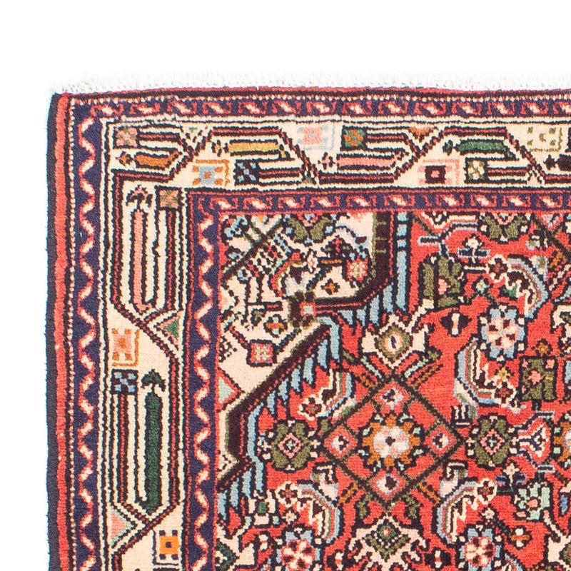 Perski dywan - Nomadyczny - 160 x 103 cm - czerwony