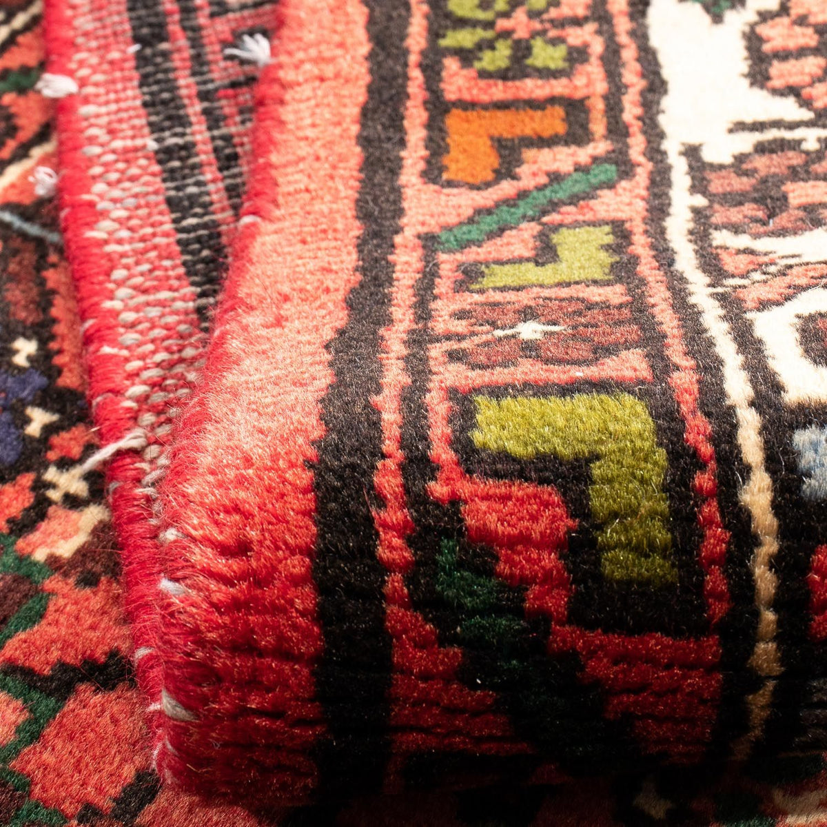 Perski dywan - Nomadyczny - 150 x 100 cm - czerwony