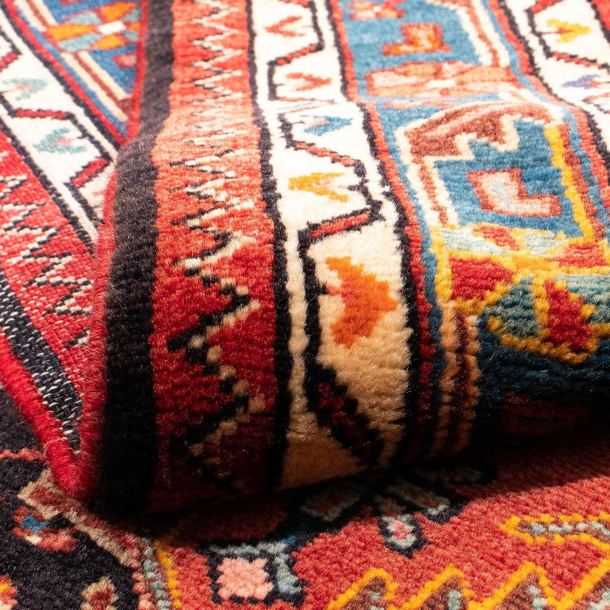 Perski dywan - Nomadyczny - 172 x 110 cm - ciemna czerwień