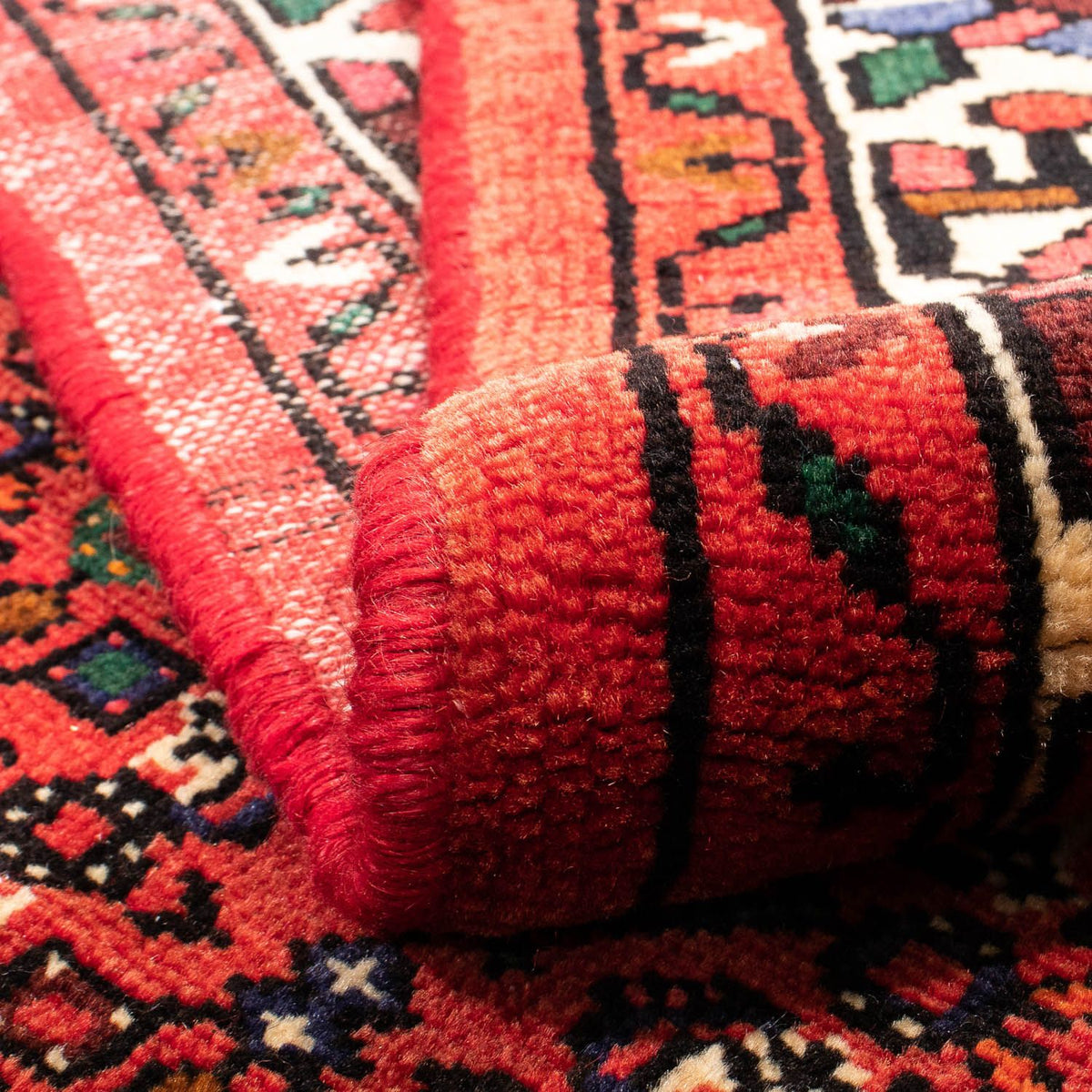 Perski dywan - Nomadyczny - 195 x 150 cm - ciemna czerwień