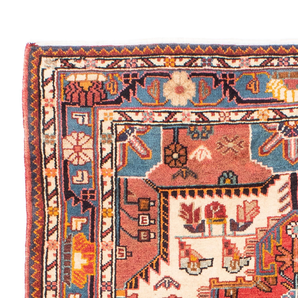 Perski dywan - Nomadyczny - 180 x 123 cm - jasna czerwień