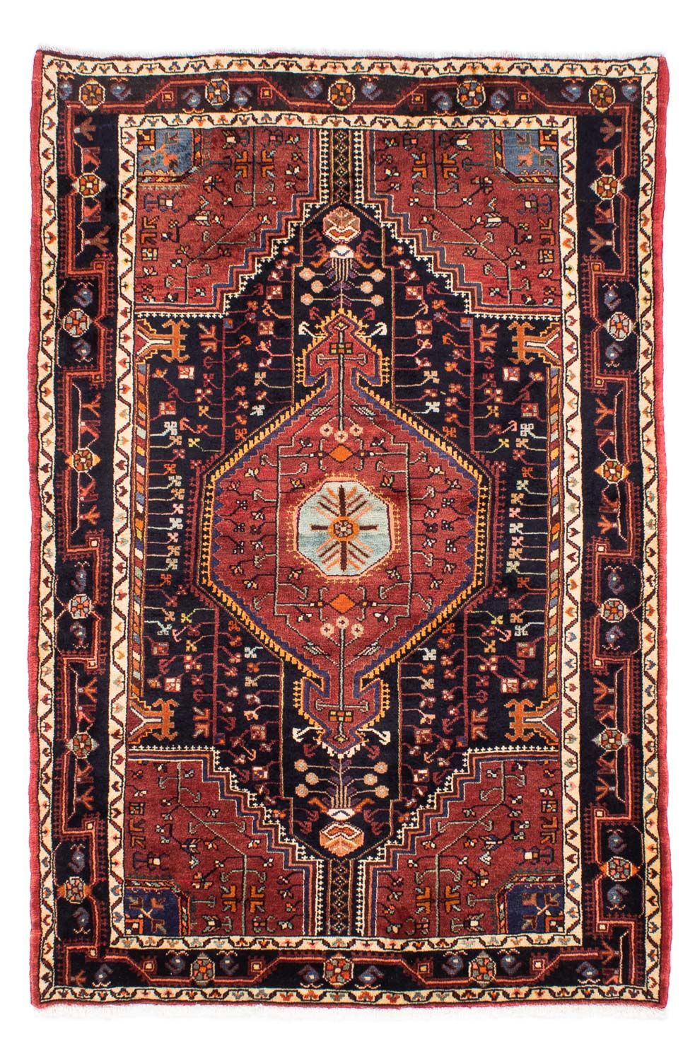 Perski dywan - Nomadyczny - 217 x 145 cm - ciemnoniebieski