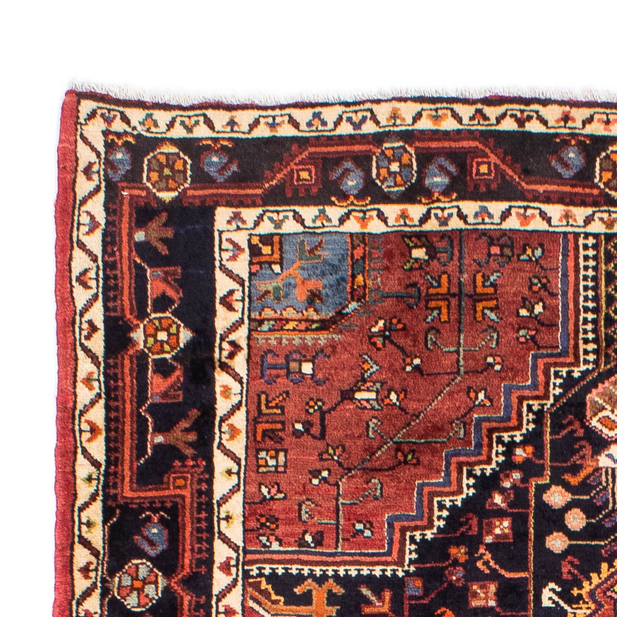 Perski dywan - Nomadyczny - 217 x 145 cm - ciemnoniebieski