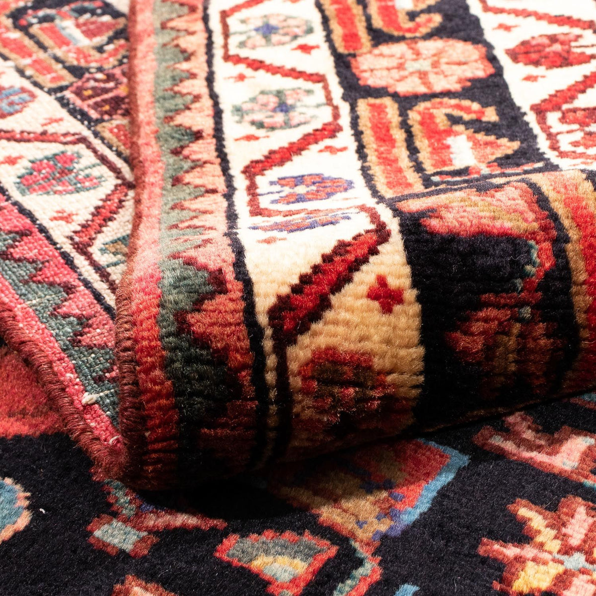 Perski dywan - Nomadyczny - 200 x 115 cm - ciemnoniebieski