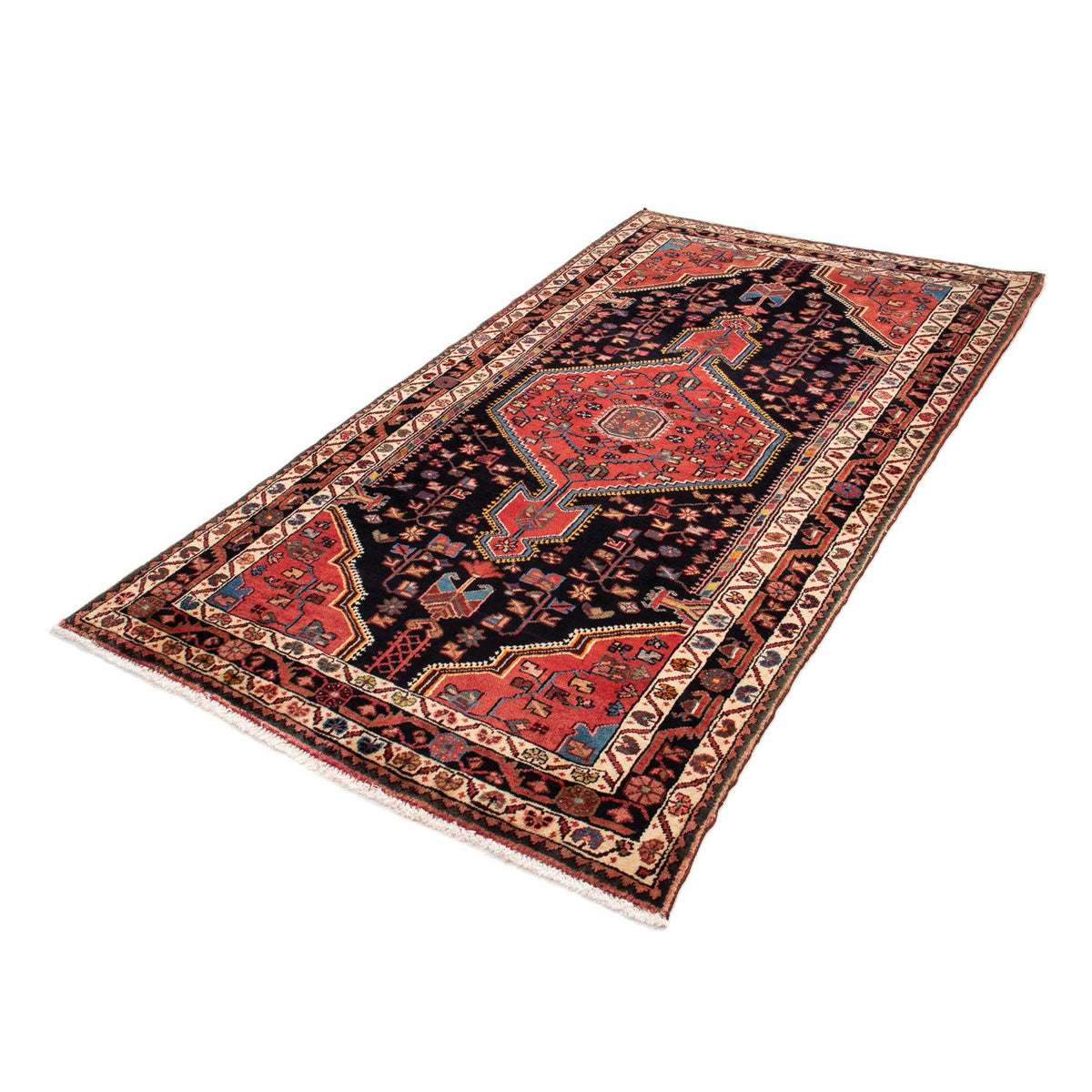 Perski dywan - Nomadyczny - 200 x 115 cm - ciemnoniebieski