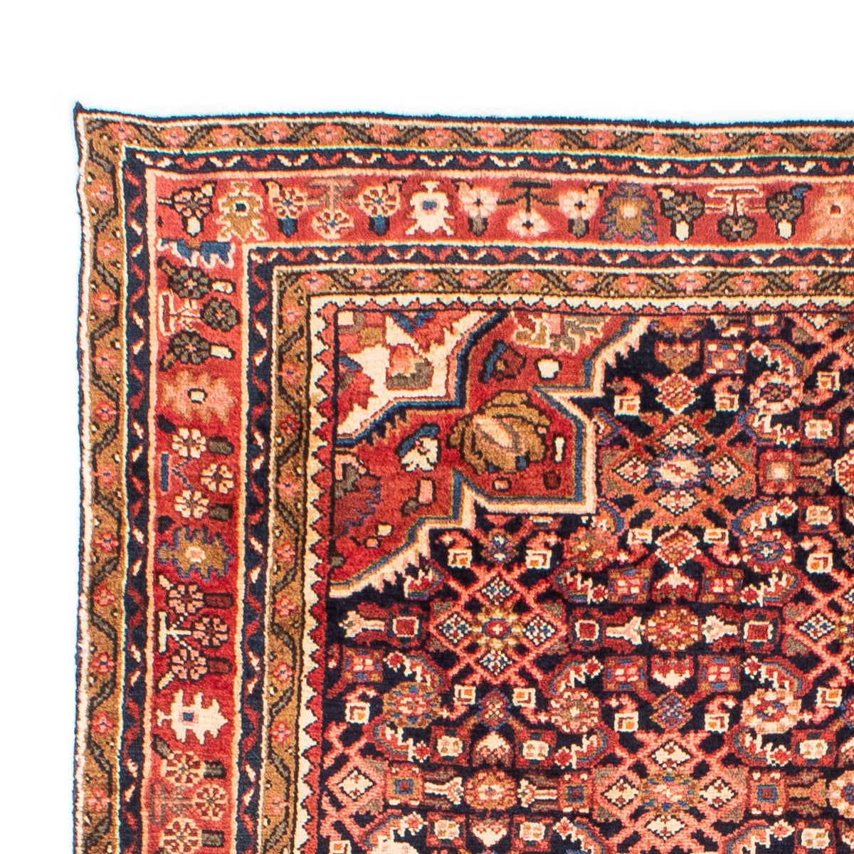 Perski dywan - Nomadyczny - 215 x 153 cm - ciemnoniebieski