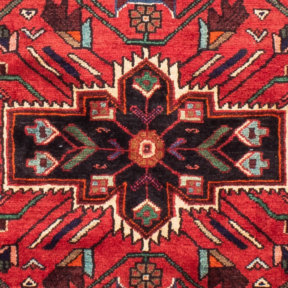 Perski dywan - Nomadyczny - 212 x 130 cm - ciemna czerwień