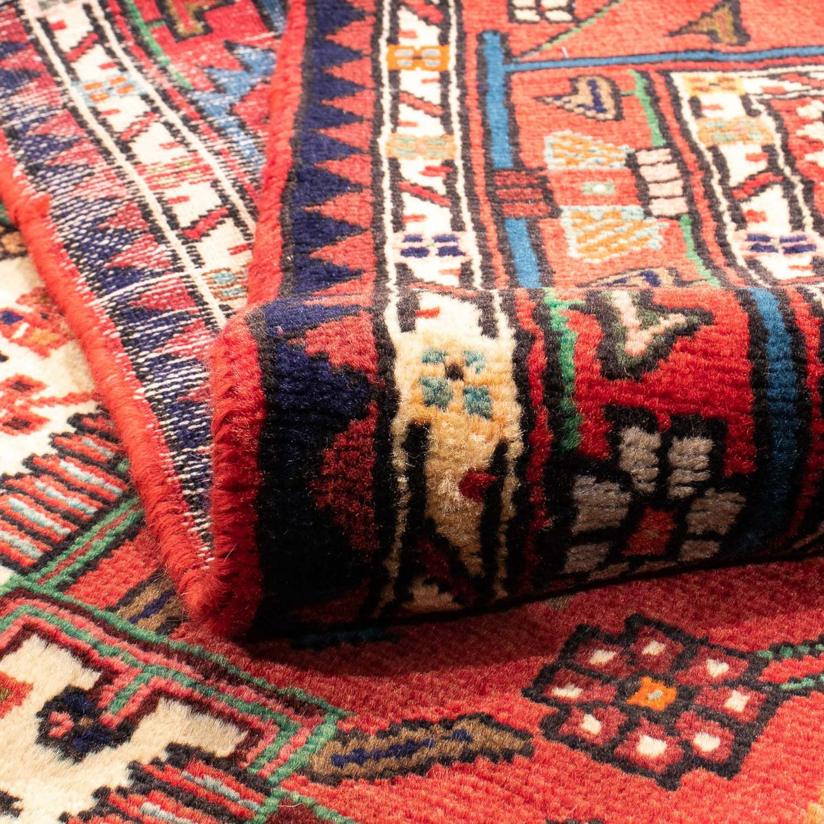 Perski dywan - Nomadyczny - 212 x 130 cm - ciemna czerwień