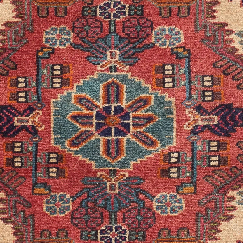 Perski dywan - Nomadyczny - 130 x 92 cm - jasna czerwień