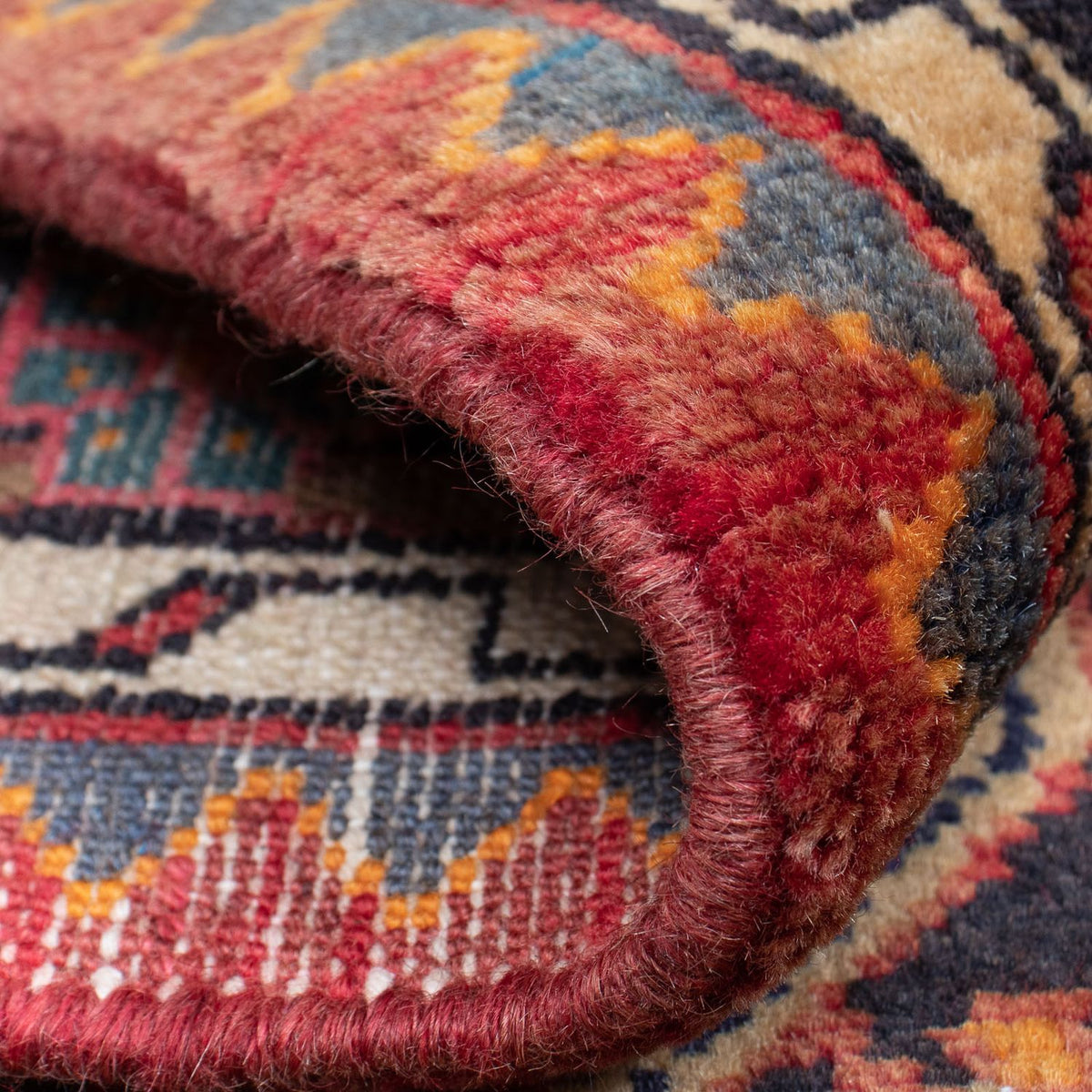 Perski dywan - Nomadyczny - 120 x 85 cm - ciemna czerwień