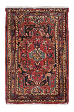 Perski dywan - Nomadyczny - 136 x 91 cm - czerwony