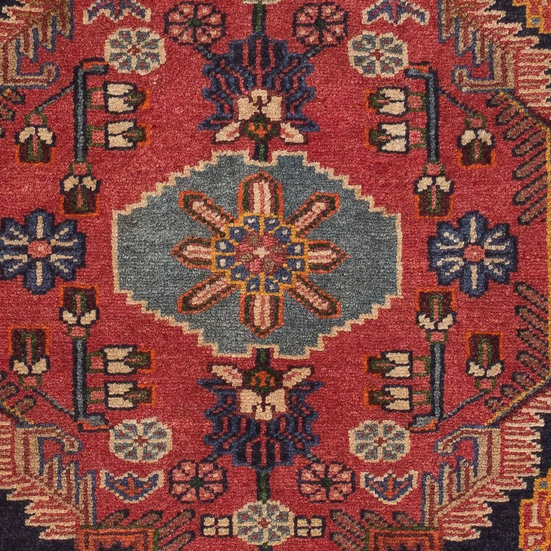 Perski dywan - Nomadyczny - 136 x 91 cm - czerwony