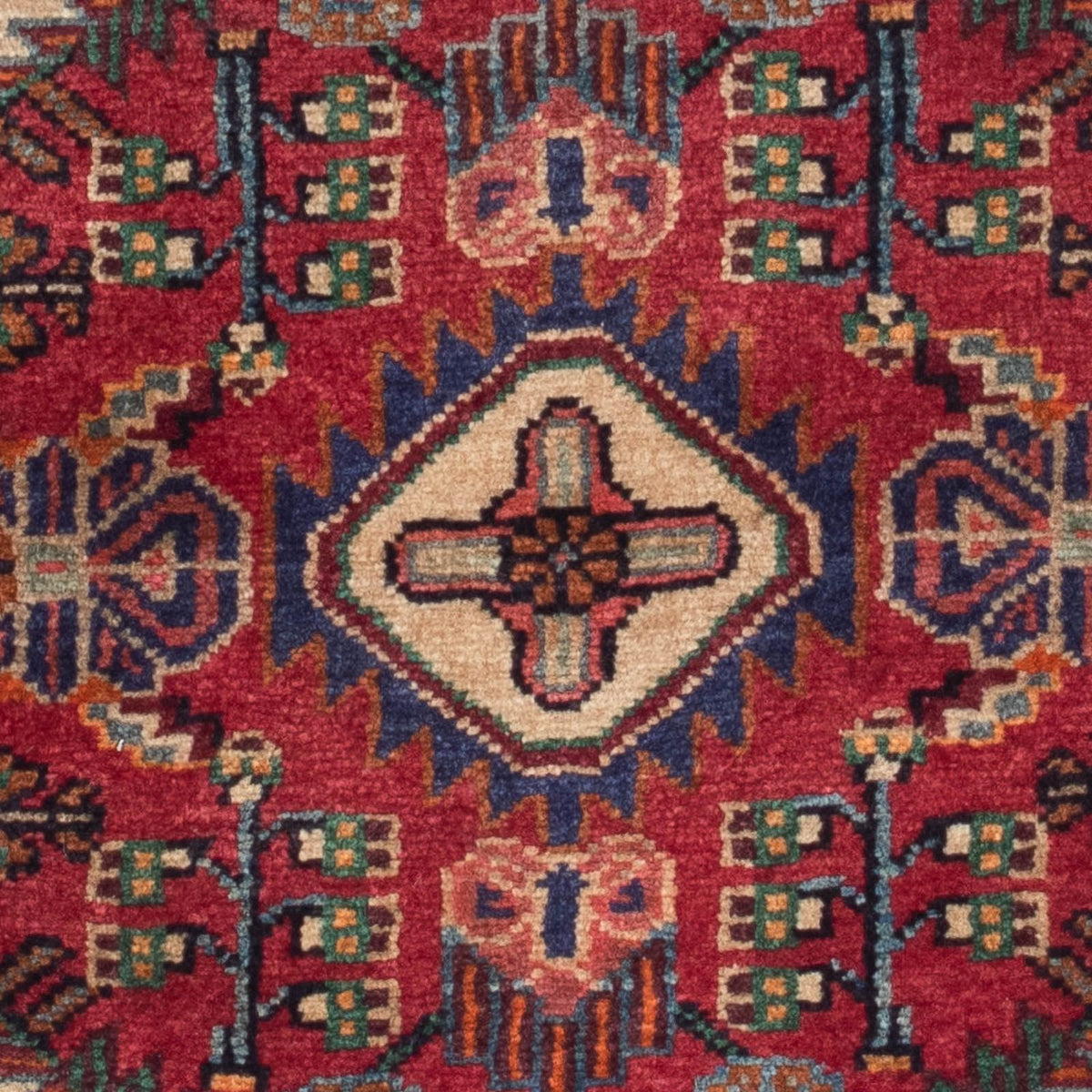 Perski dywan - Nomadyczny - 125 x 83 cm - ciemna czerwień