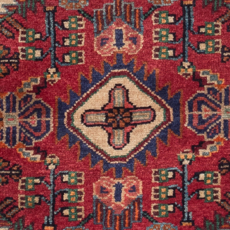 Perski dywan - Nomadyczny - 125 x 83 cm - ciemna czerwień