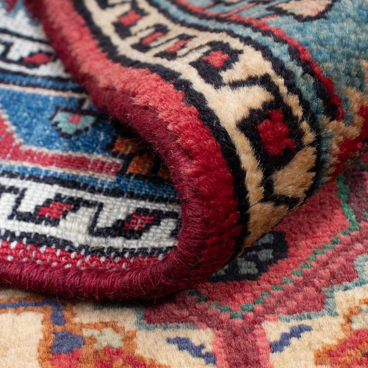 Perski dywan - Nomadyczny - 125 x 83 cm - ciemna czerwień