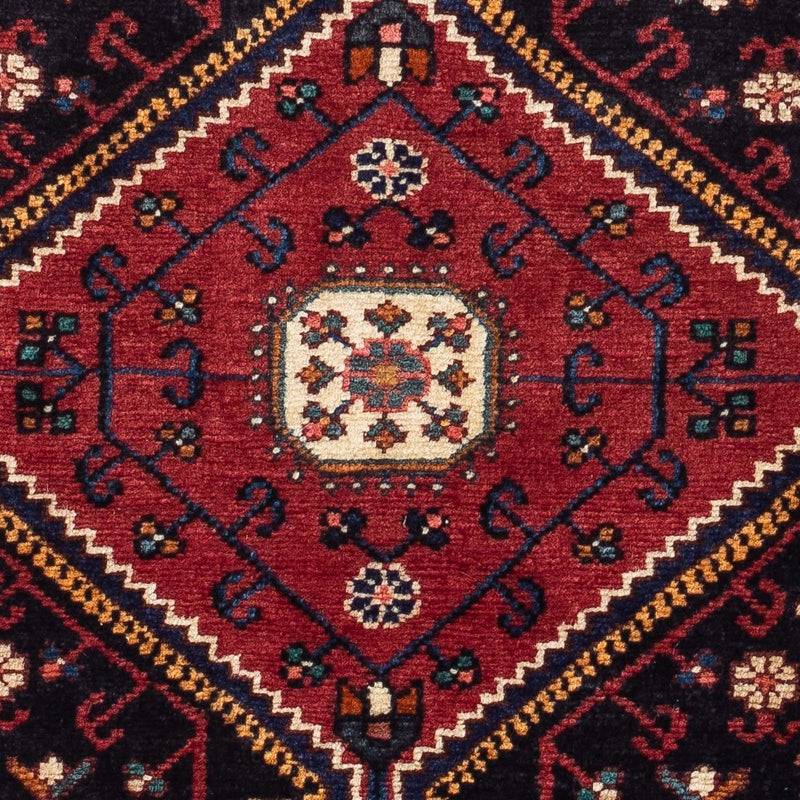 Perski dywan - Nomadyczny - 122 x 78 cm - ciemnoniebieski