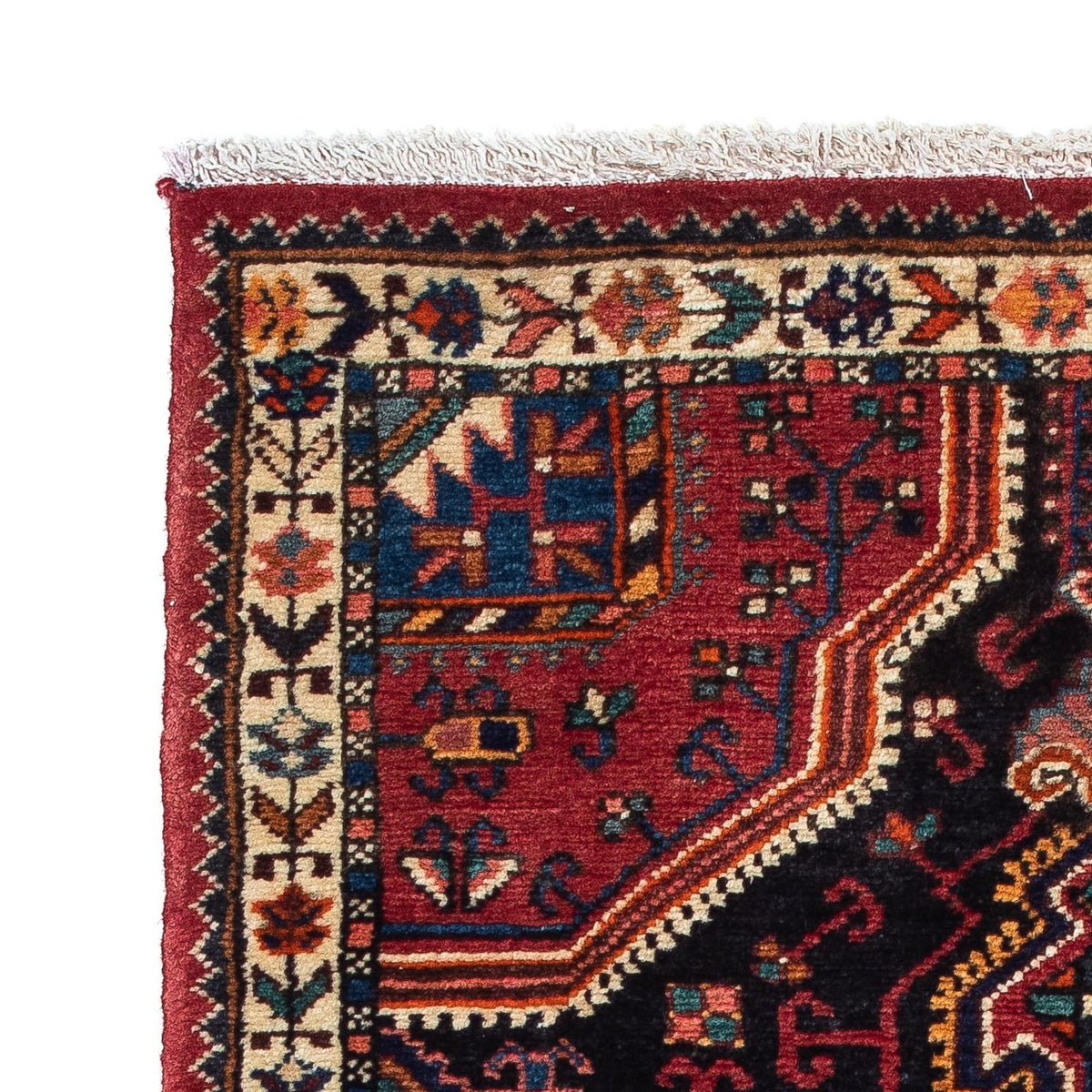 Perski dywan - Nomadyczny - 122 x 78 cm - ciemnoniebieski