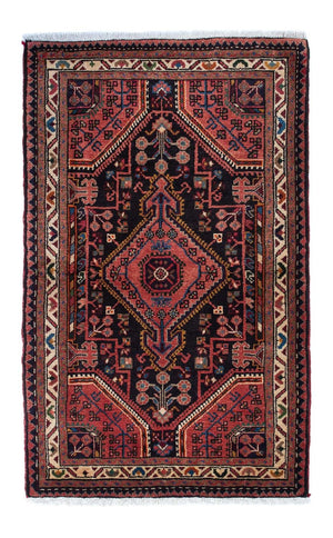 Perski dywan - Nomadyczny - 130 x 85 cm - ciemnoniebieski