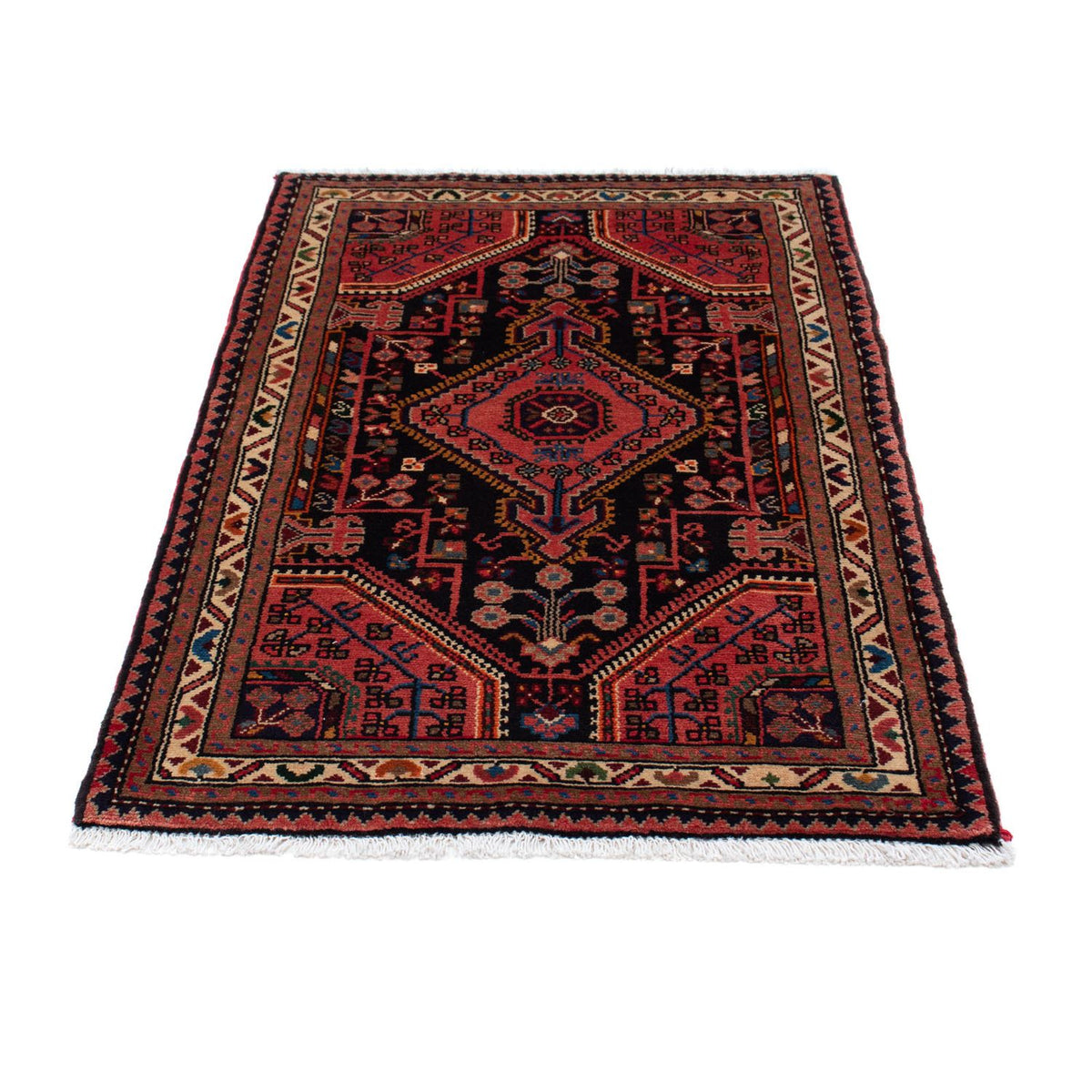 Perski dywan - Nomadyczny - 130 x 85 cm - ciemnoniebieski