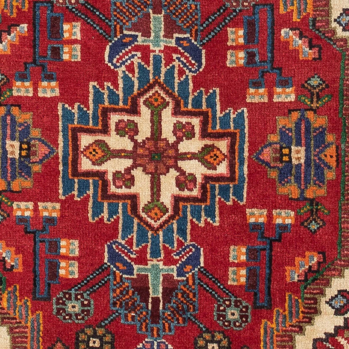 Perski dywan - Nomadyczny - 133 x 90 cm - ciemna czerwień