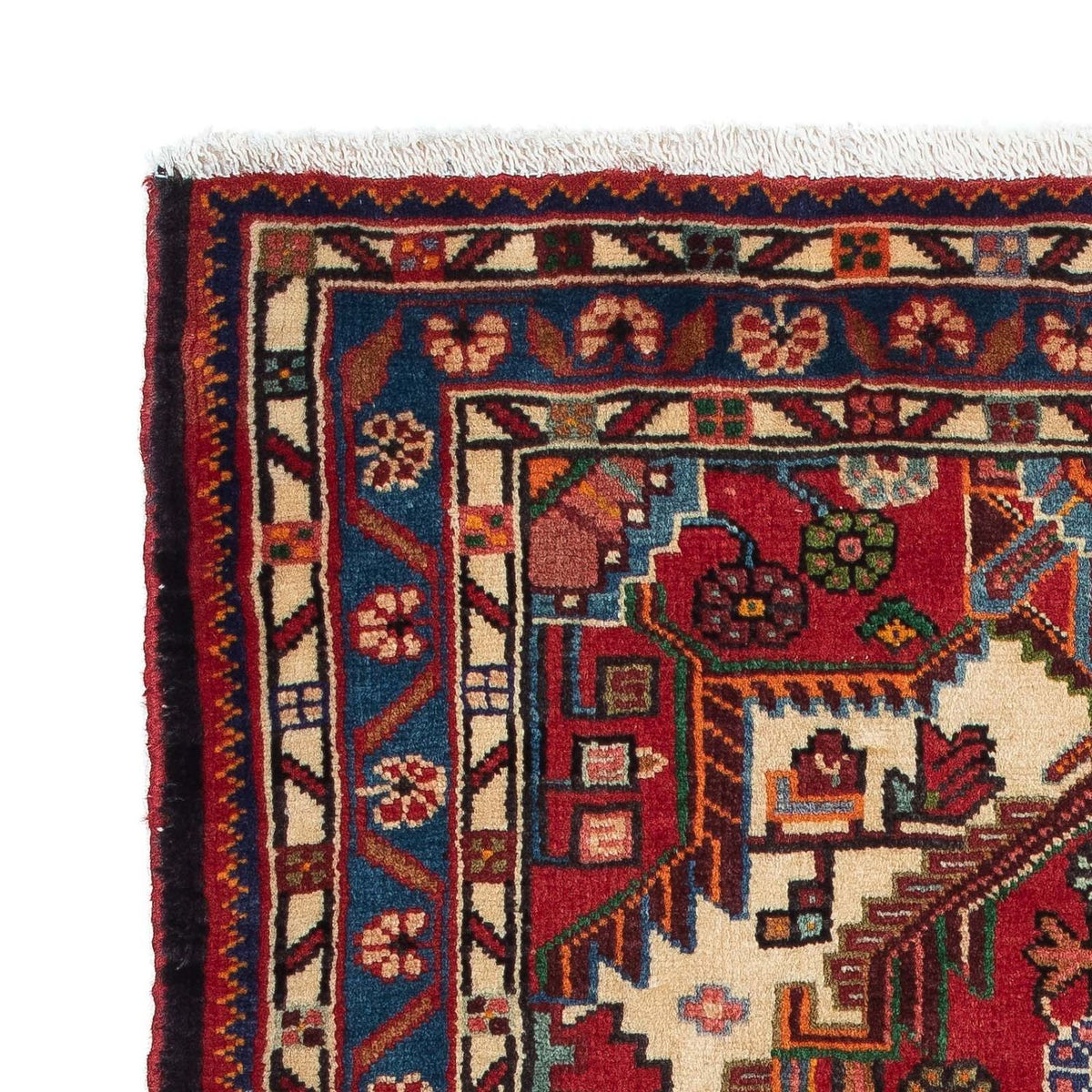 Perski dywan - Nomadyczny - 133 x 90 cm - ciemna czerwień