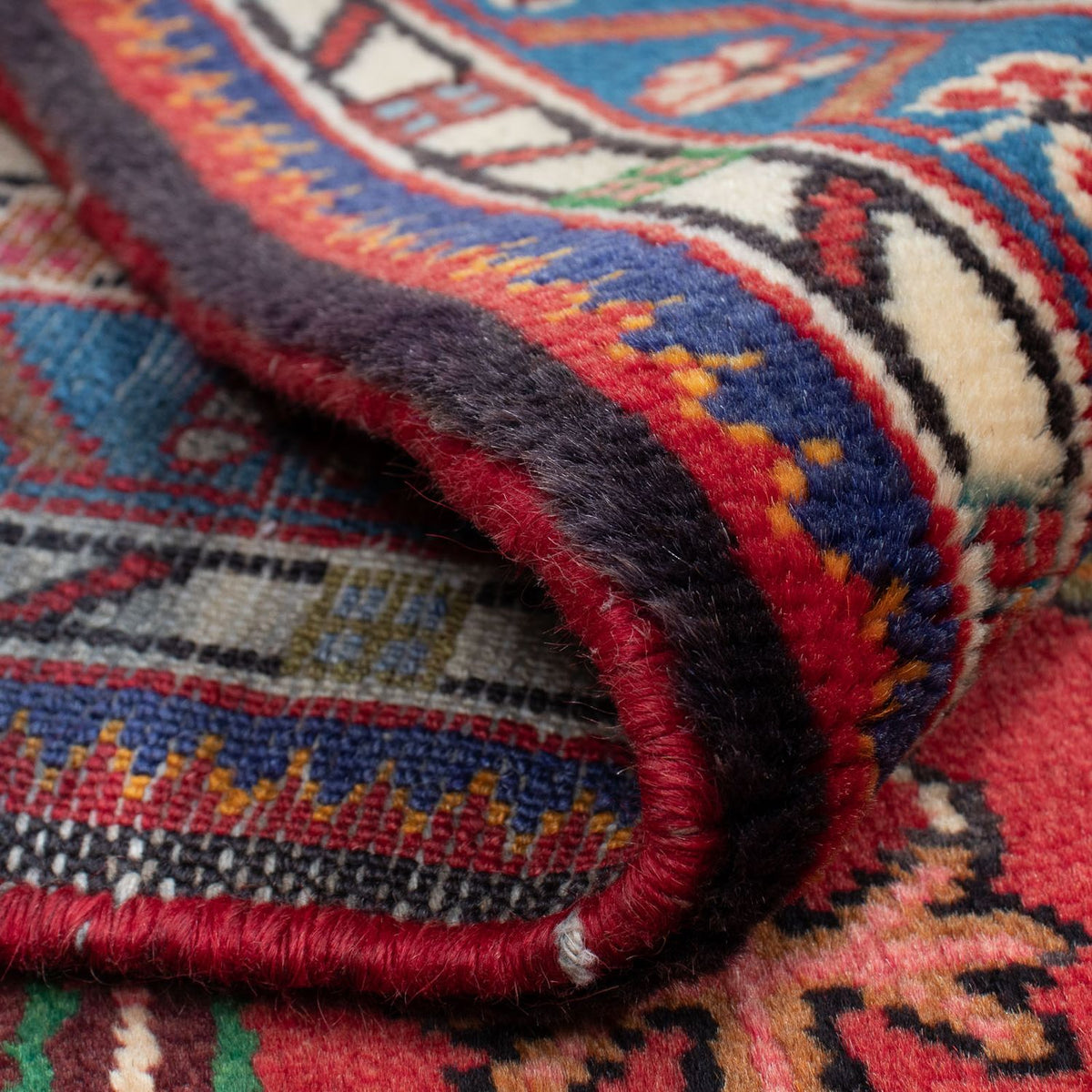 Perski dywan - Nomadyczny - 133 x 90 cm - ciemna czerwień