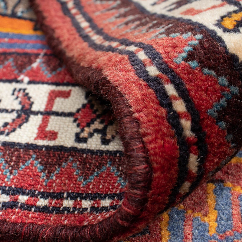 Perski dywan - Nomadyczny - 118 x 81 cm - ciemna czerwień