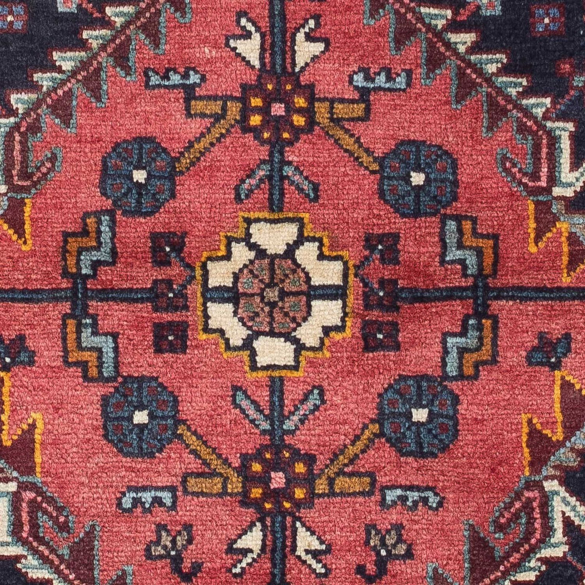 Perski dywan - Nomadyczny - 115 x 84 cm - ciemnoniebieski