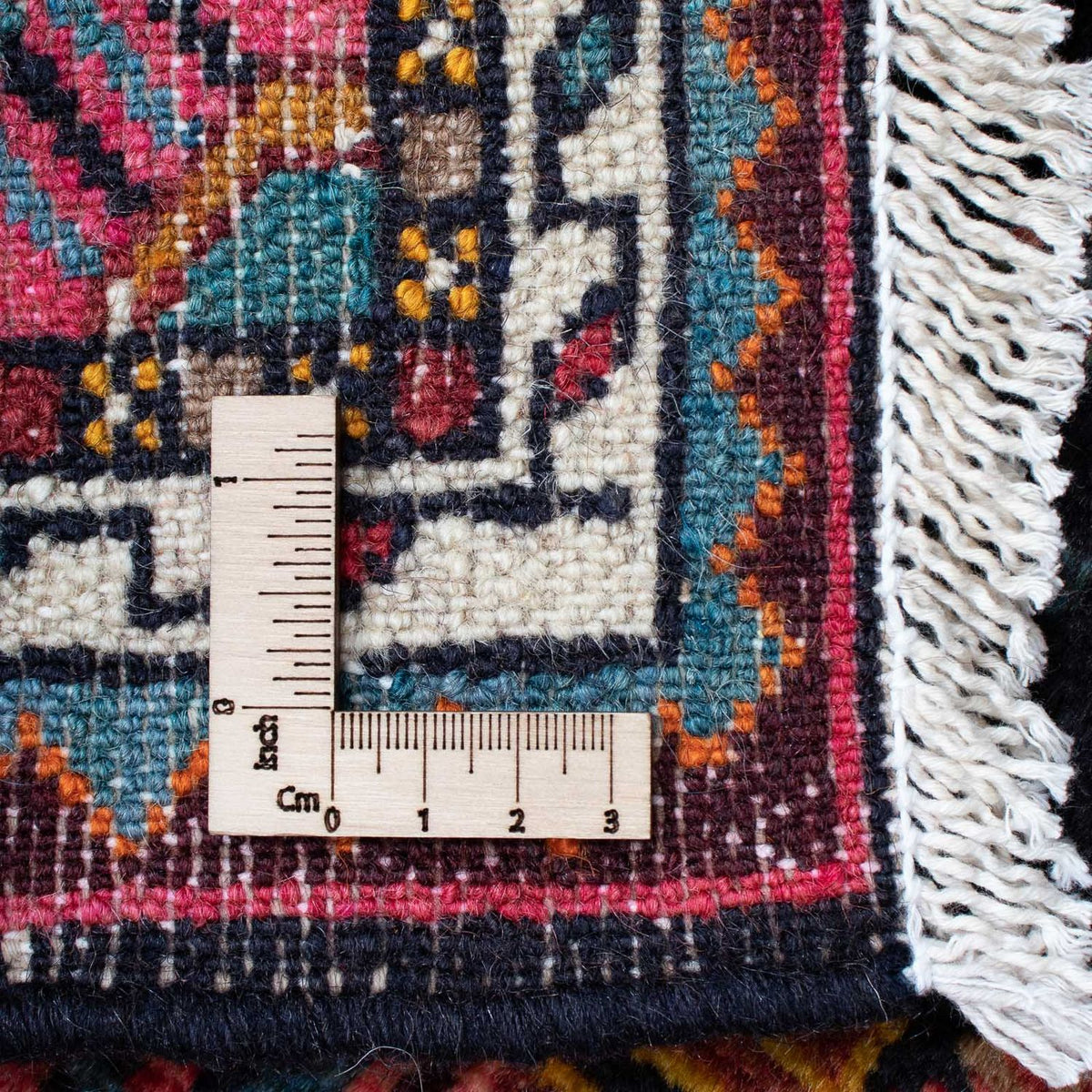 Perski dywan - Nomadyczny - 115 x 84 cm - ciemnoniebieski