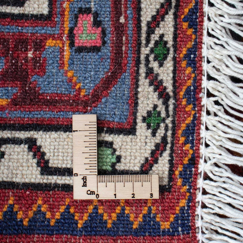 Perski dywan - Nomadyczny - 126 x 90 cm - ciemna czerwień