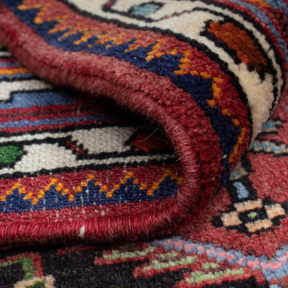 Perski dywan - Nomadyczny - 125 x 92 cm - rdza