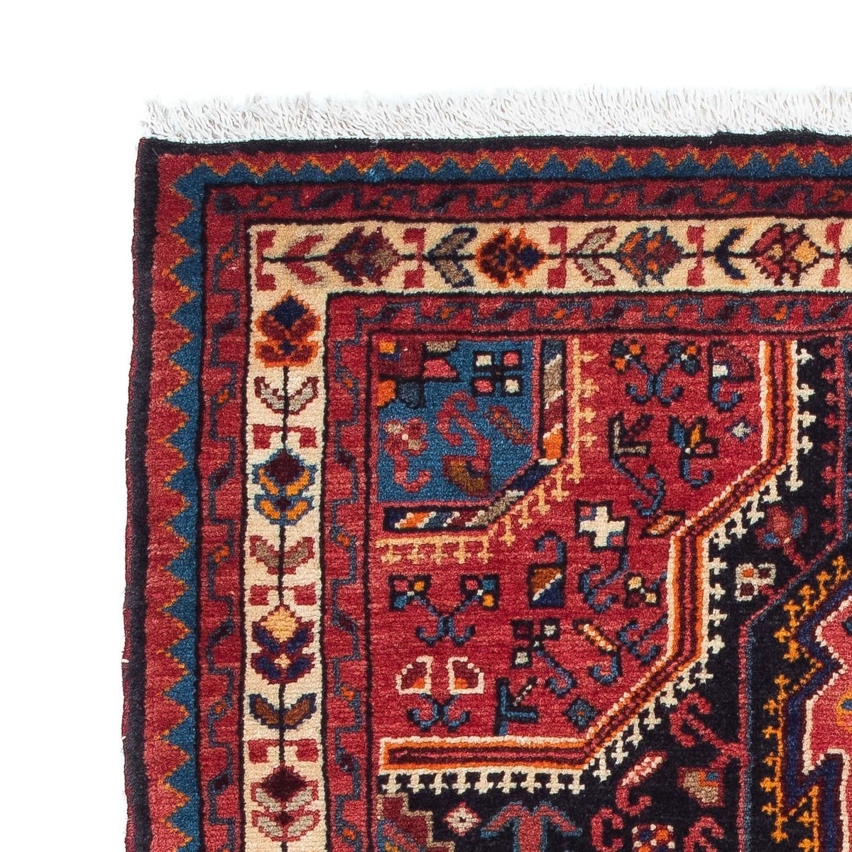 Perski dywan - Nomadyczny - 128 x 82 cm - ciemnoniebieski